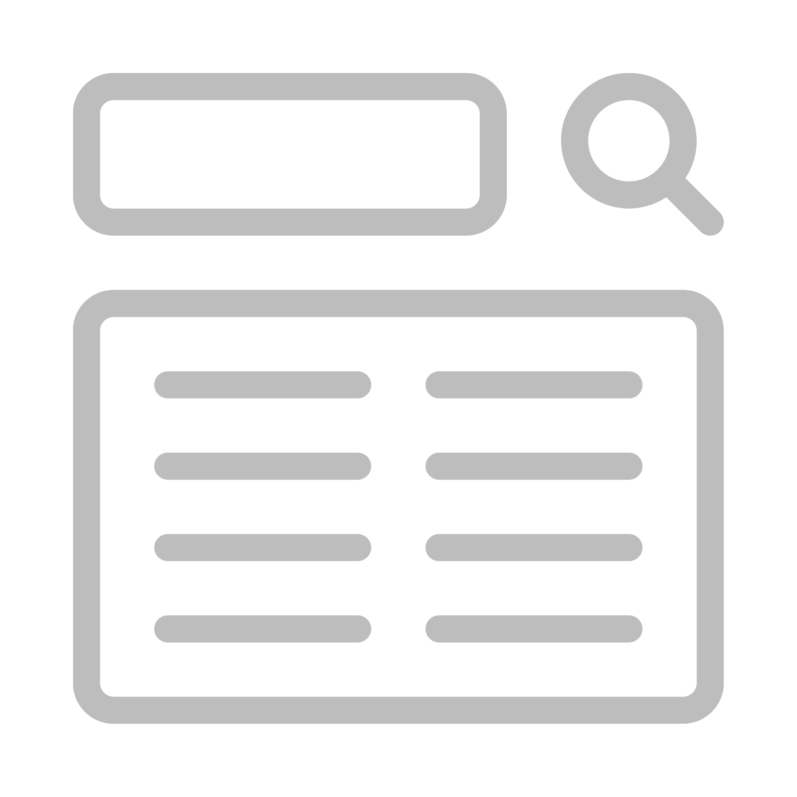 No Results Found icon